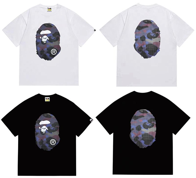 BAPE Ape Head Short Sleeve T-Shirt Style 245
