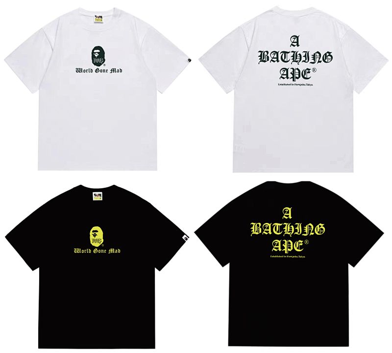 BAPE Ape Head Short Sleeve T-Shirt Style 250