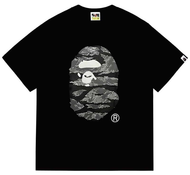 BAPE Ape Head Short Sleeve T-Shirt Style 253