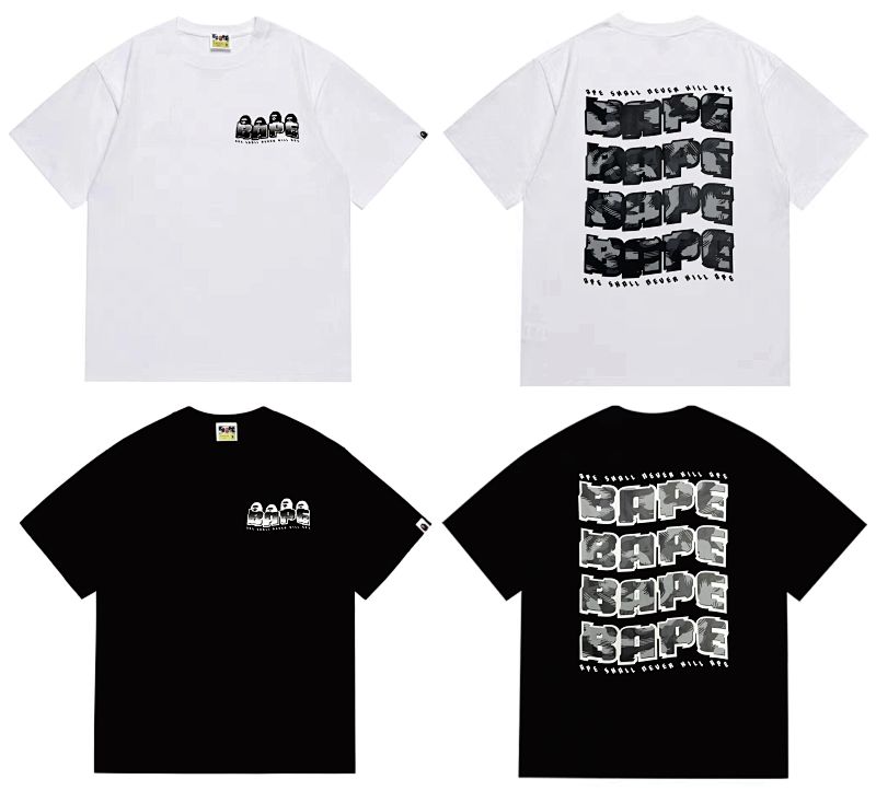 BAPE Ape Head Short Sleeve T-Shirt Style 258