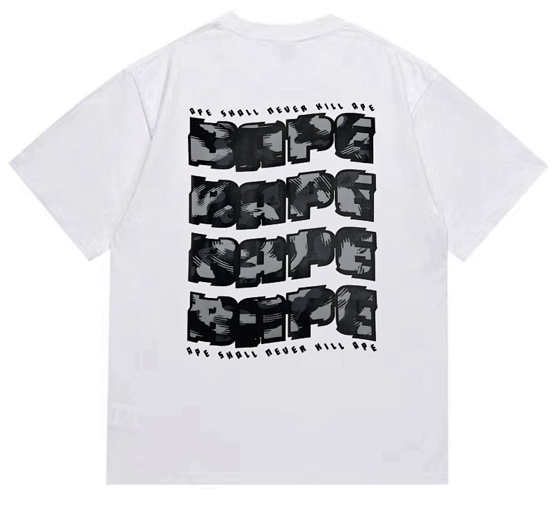 BAPE Ape Head Short Sleeve T-Shirt Style 258