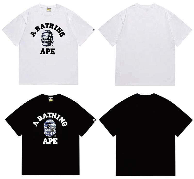 BAPE Ape Head Short Sleeve T-Shirt Style 259