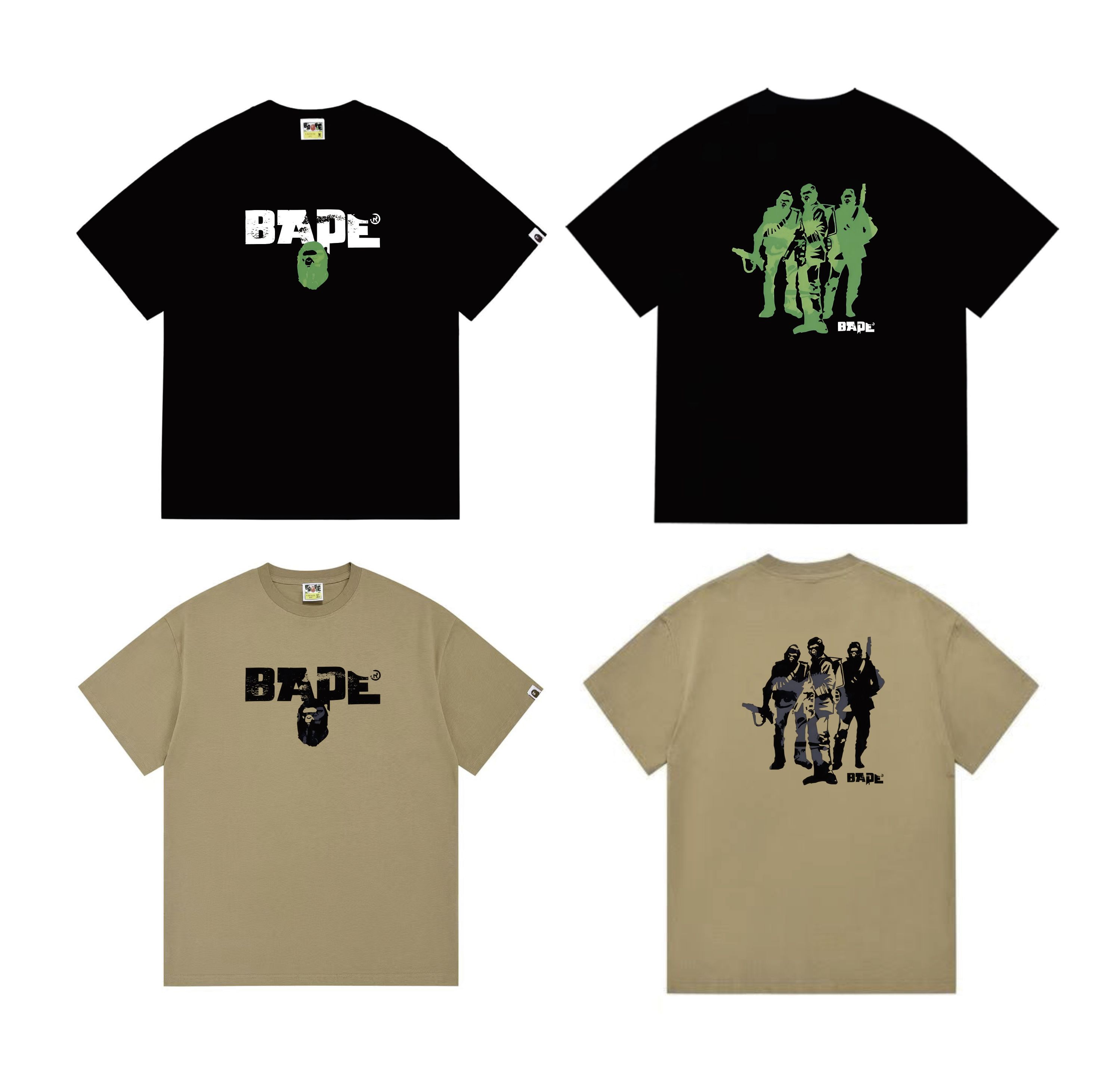 BAPE Ape Head Short Sleeve T-Shirt Style 269