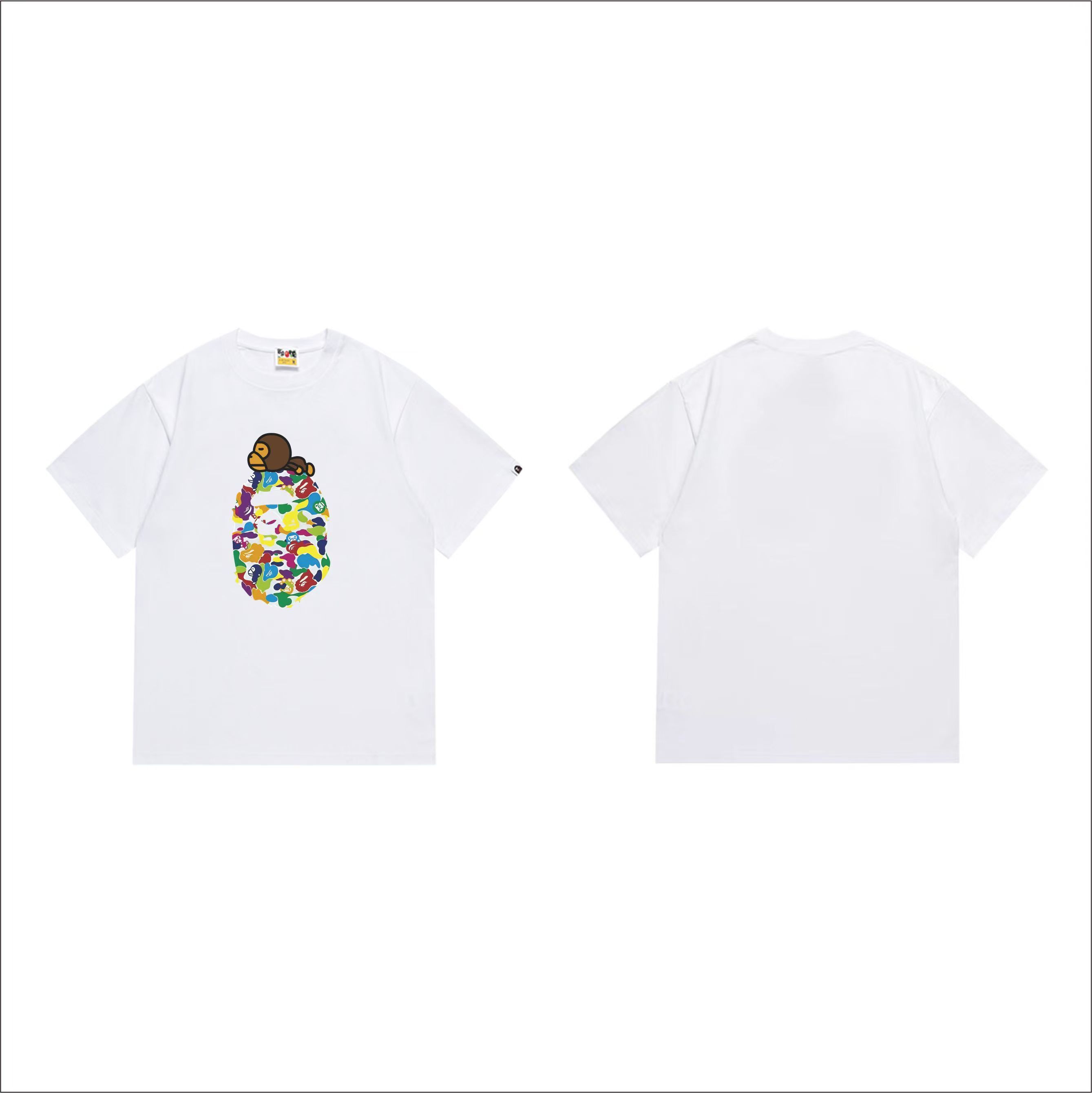 BAPE Ape Head Short Sleeve T-Shirt Style 296