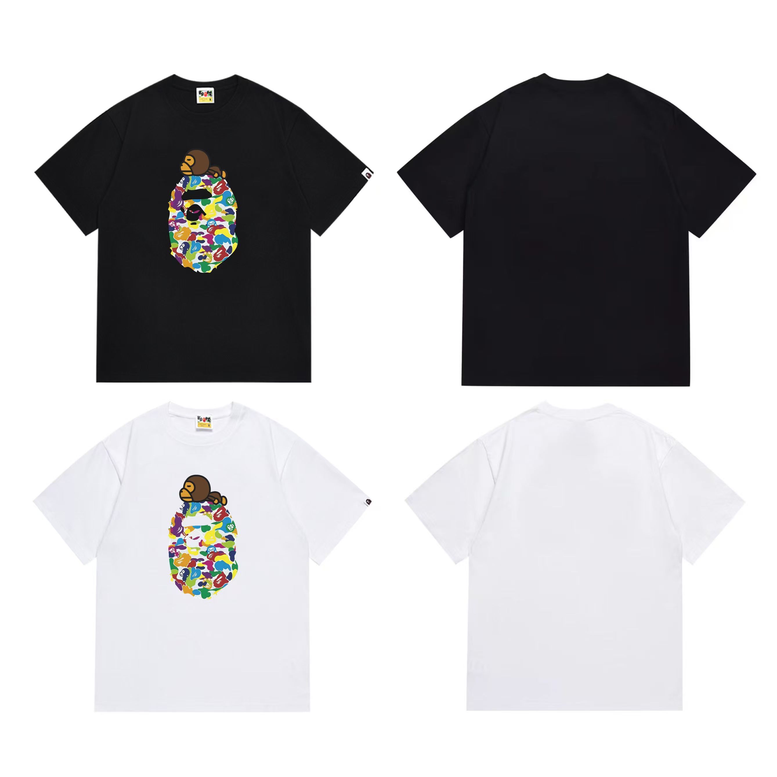 BAPE Ape Head Short Sleeve T-Shirt Style 296