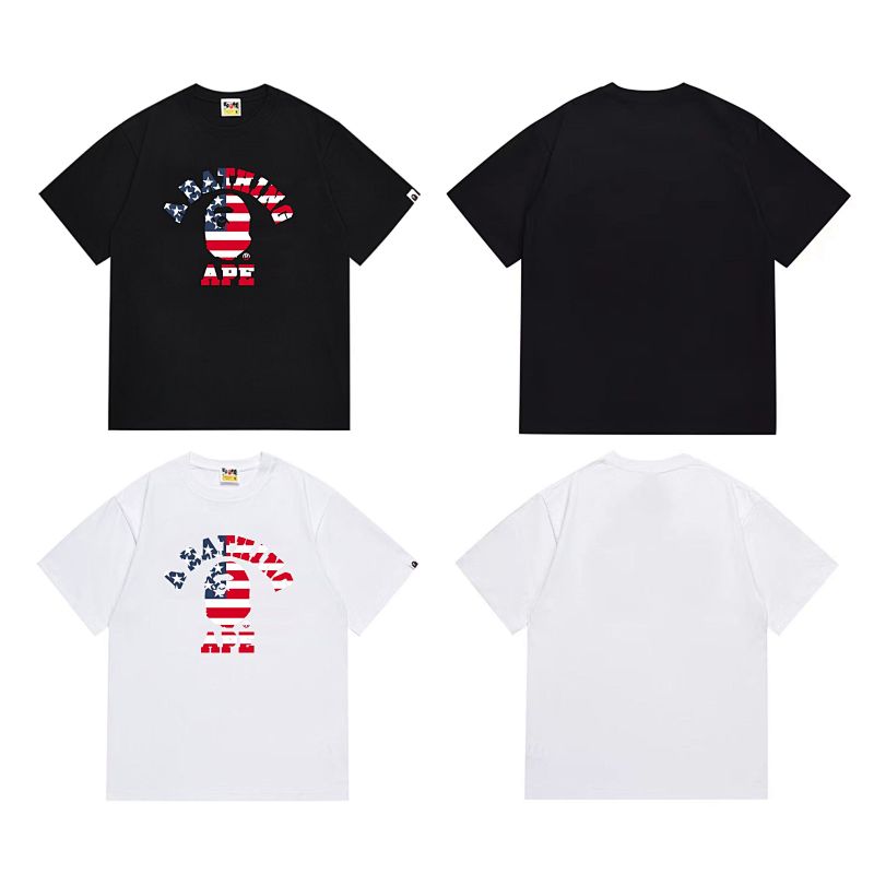 BAPE Ape Head Short Sleeve T-Shirt Style 298
