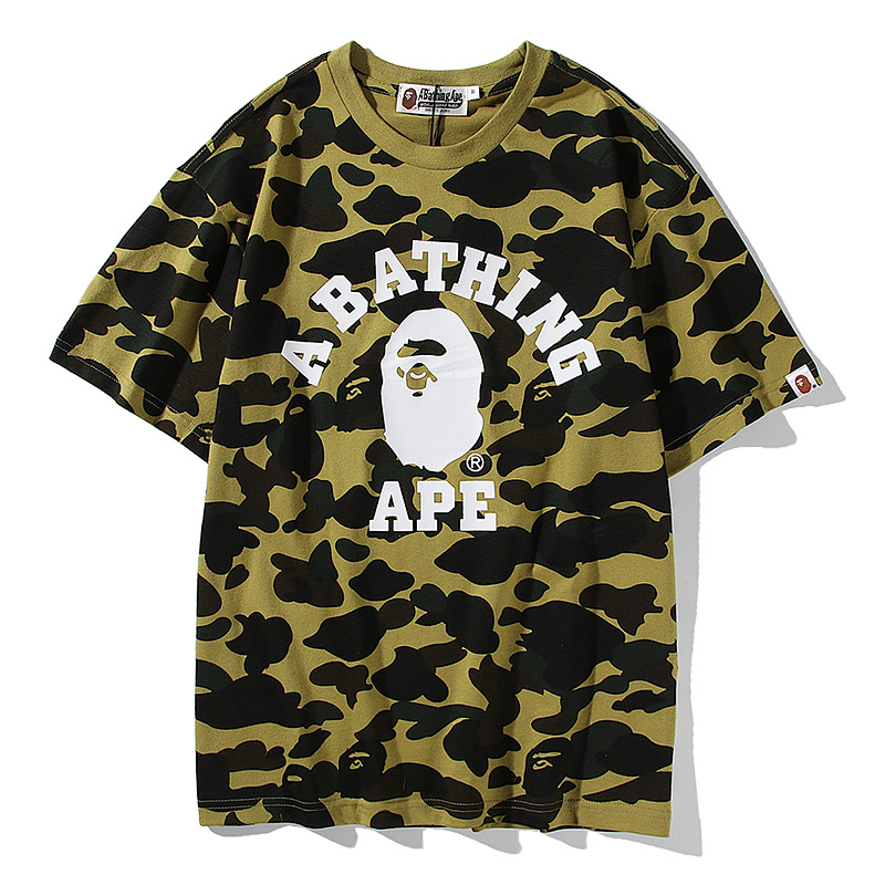 BAPE Ape Head Short Sleeve T-Shirt Style 5073