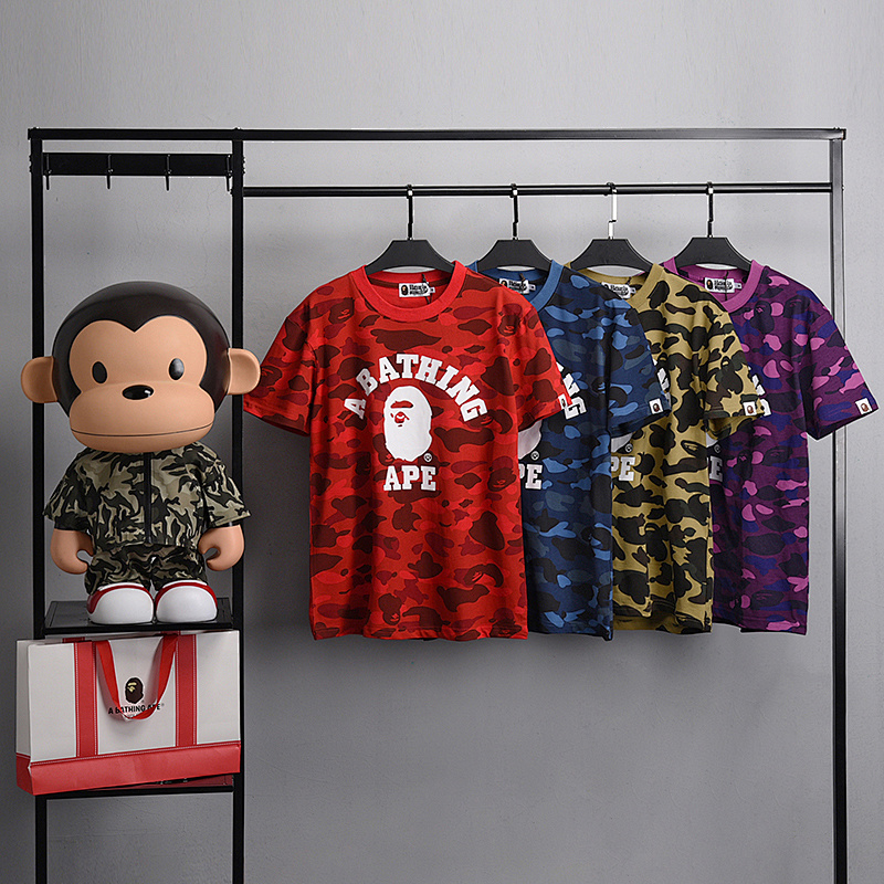BAPE Ape Head Short Sleeve T-Shirt Style 5073
