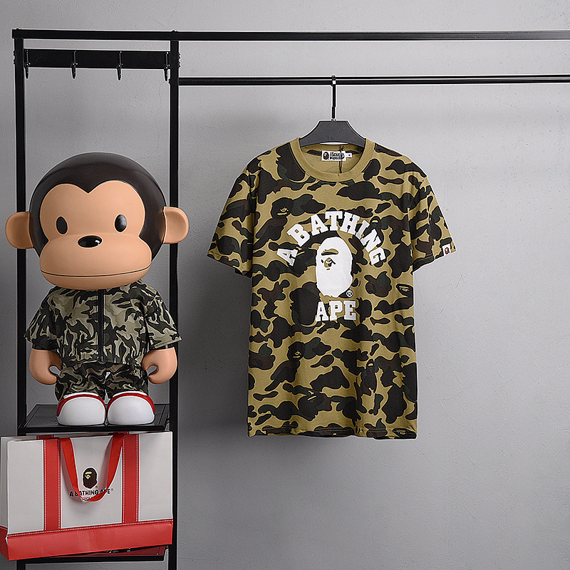 BAPE Ape Head Short Sleeve T-Shirt Style 5073