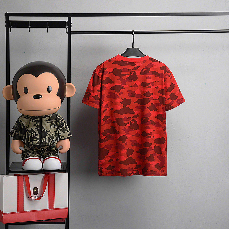 BAPE Ape Head Short Sleeve T-Shirt Style 5073
