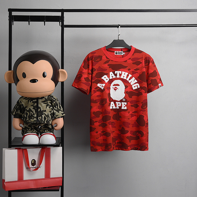 BAPE Ape Head Short Sleeve T-Shirt Style 5073