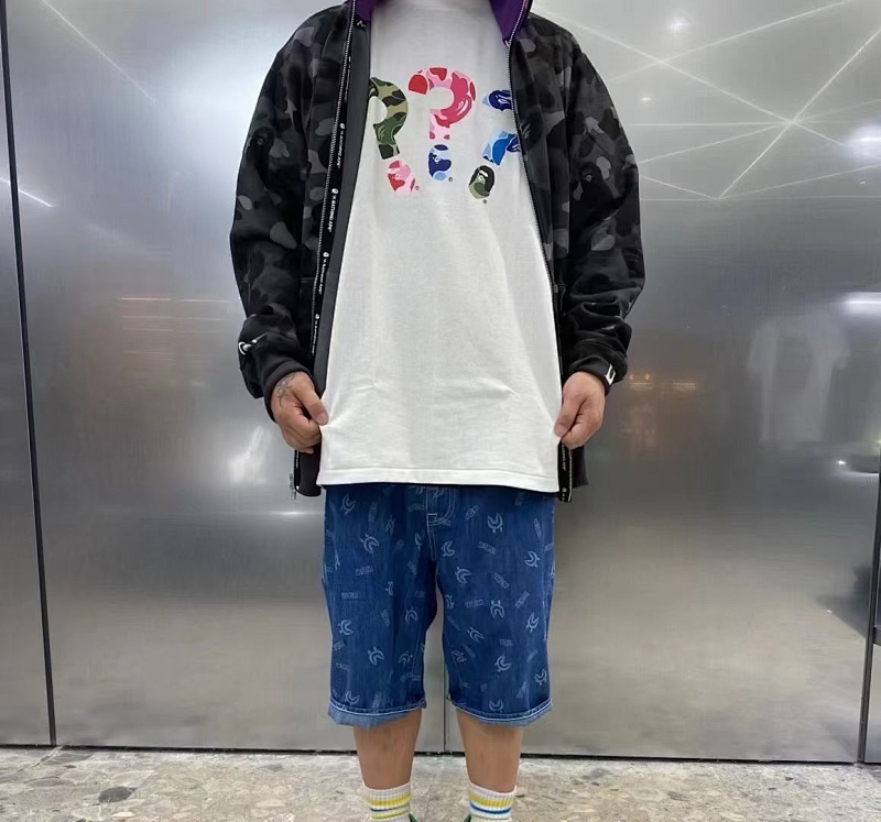 BAPE Ape Head Short Sleeve T-Shirt Style 6776