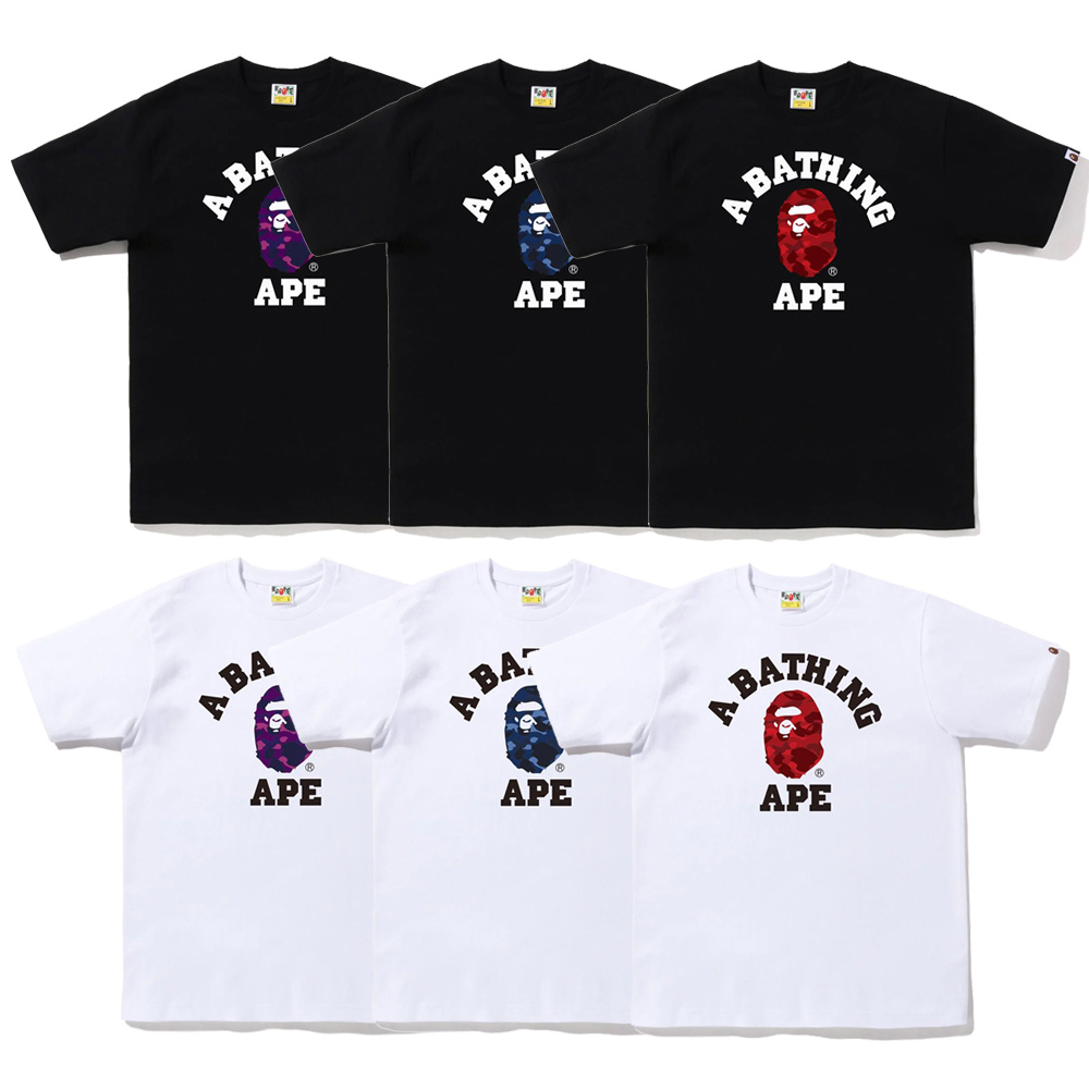 BAPE Ape Head Short Sleeve T-Shirt Style 721