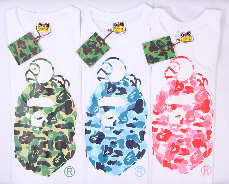 BAPE Ape Head Short Sleeve T-Shirt Style 8101