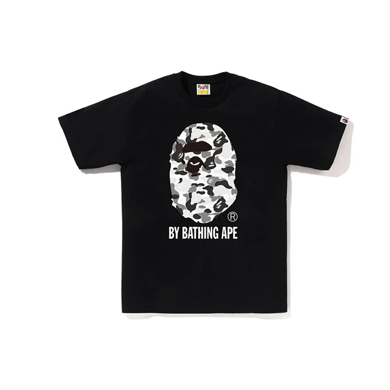 BAPE Black Red White Blue Short Sleeve T-Shirt Style 1004