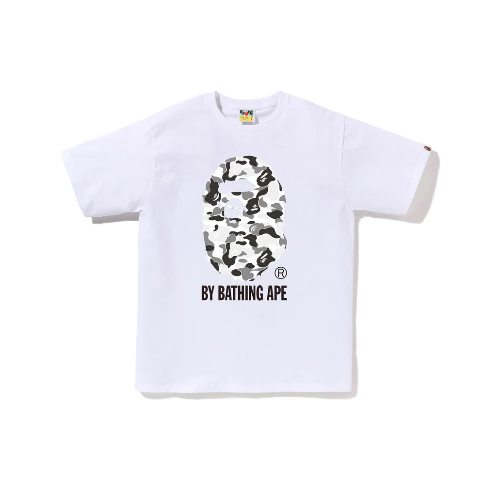 BAPE Black Red White Blue Short Sleeve T-Shirt Style 1004