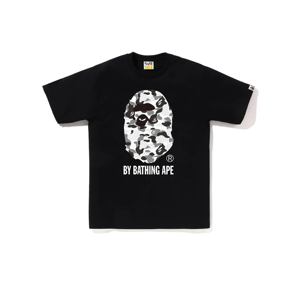 BAPE Black Red White Blue Short Sleeve T-Shirt Style 1004