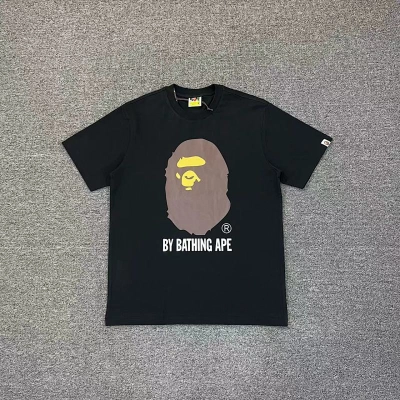 BAPE Black White Short Sleeve T-Shirt Style 1007 01