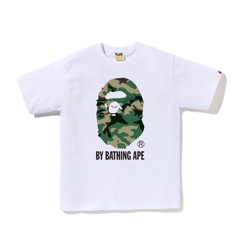 BAPE Black White Short Sleeve T-Shirt Style 1010