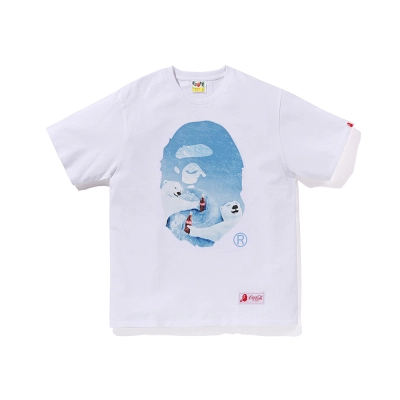 BAPE Black White Short Sleeve T-Shirt Style 1013 01