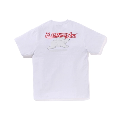 BAPE Black White Short Sleeve T-Shirt Style 1013 02