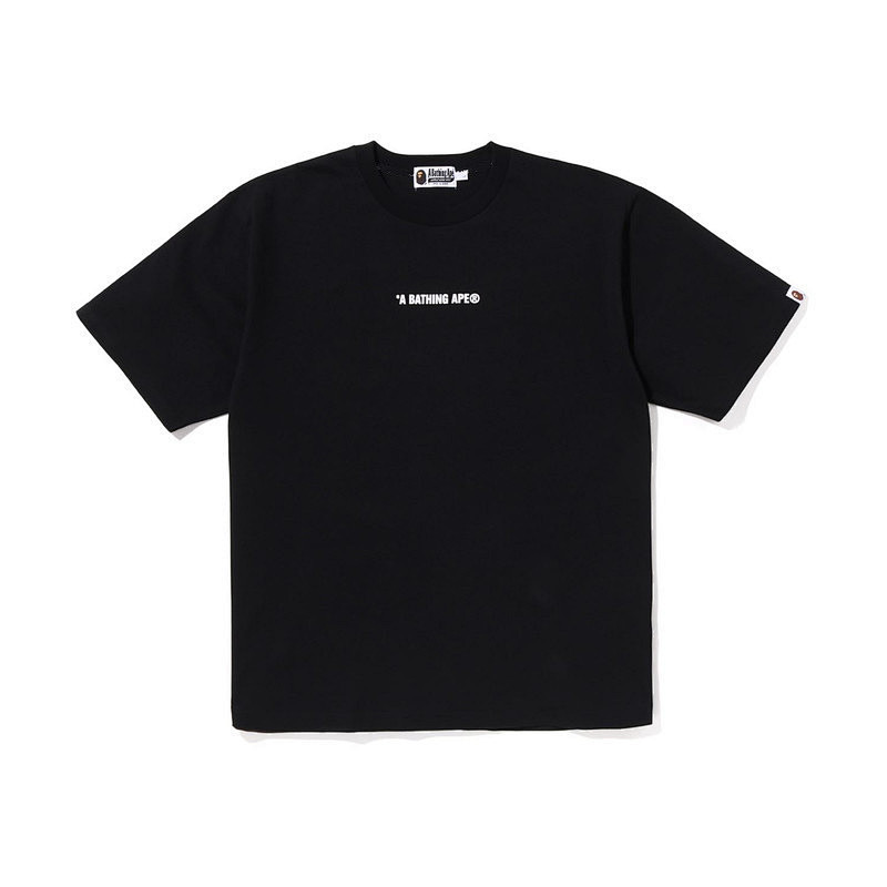 BAPE Black White Short Sleeve T-Shirt Style 1014