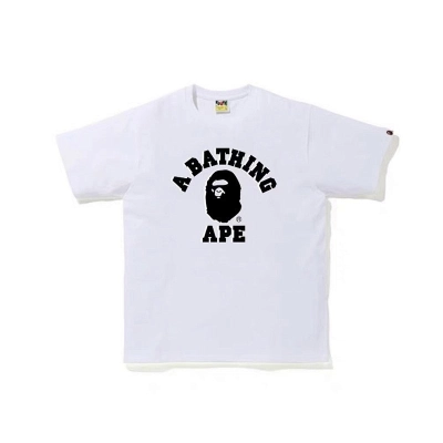BAPE Black White Short Sleeve T-Shirt Style 1016 01
