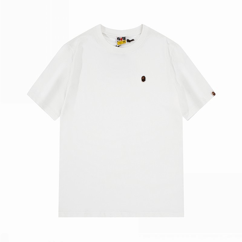 BAPE Black White Short Sleeve T-Shirt Style 1017