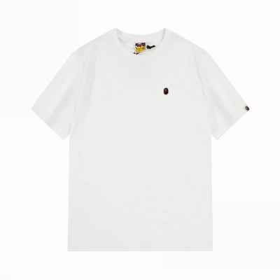 BAPE Black White Short Sleeve T-Shirt Style 1017 02