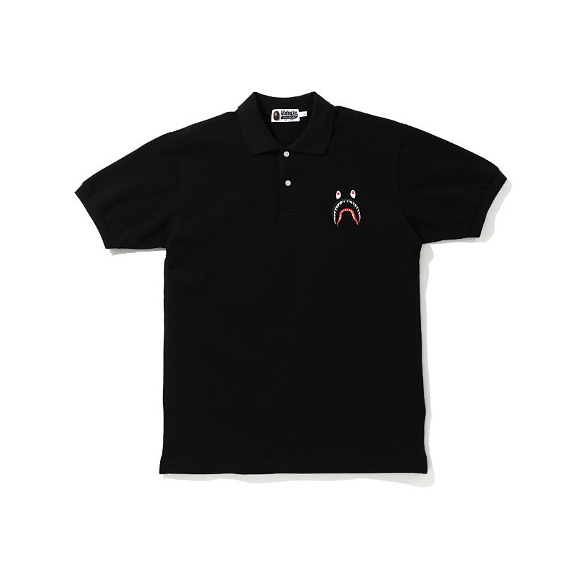 BAPE Black White Short Sleeve T-Shirt Style 1020