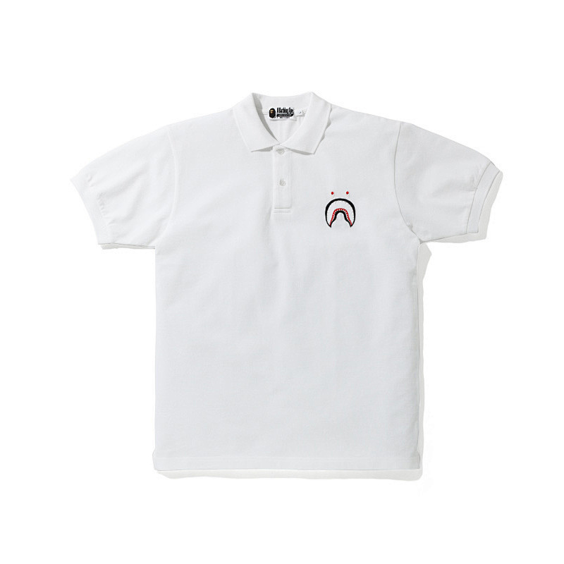 BAPE Black White Short Sleeve T-Shirt Style 1020