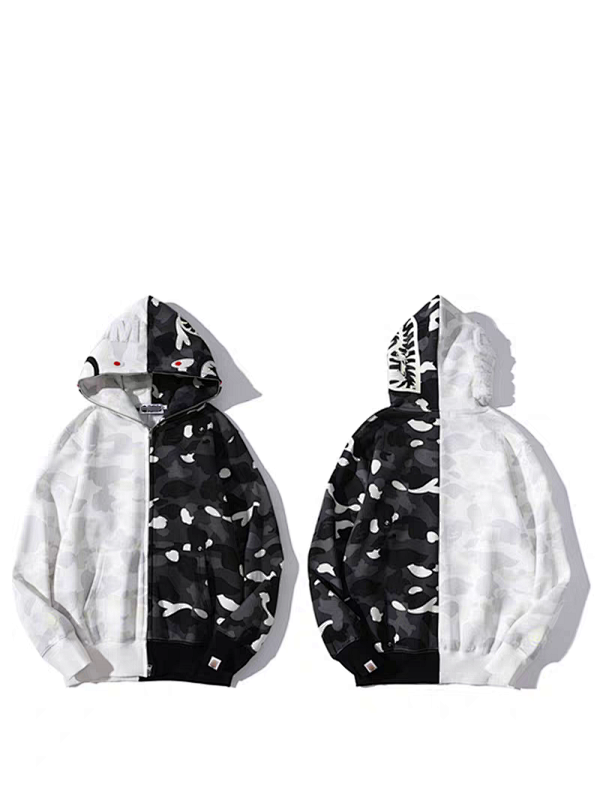 BAPE Black White Short Sleeve T-Shirt Style 430