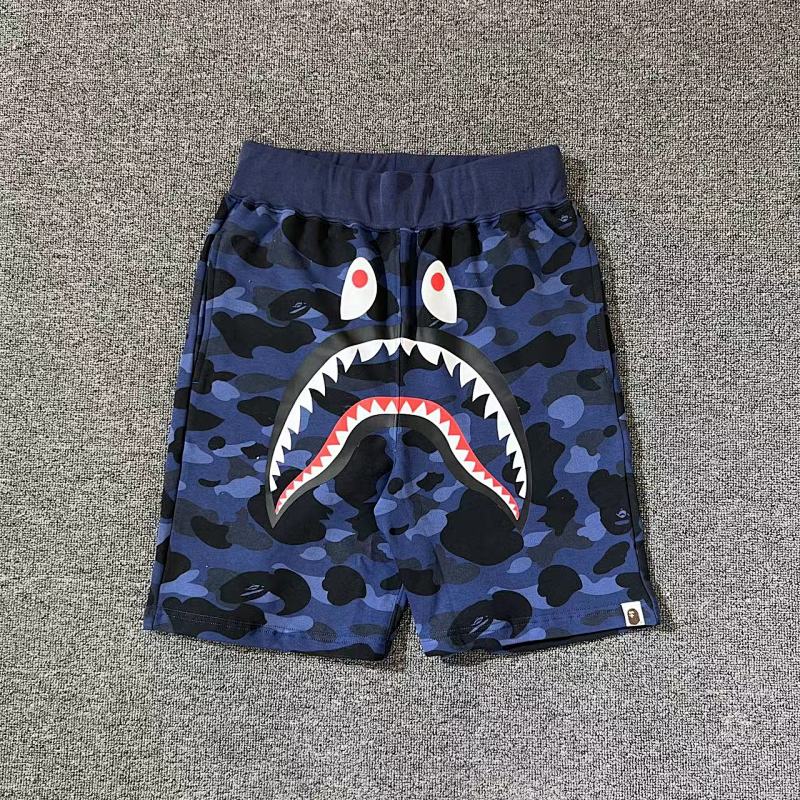 BAPE Blue Yellow Short Sleeve T-Shirt Style 8003