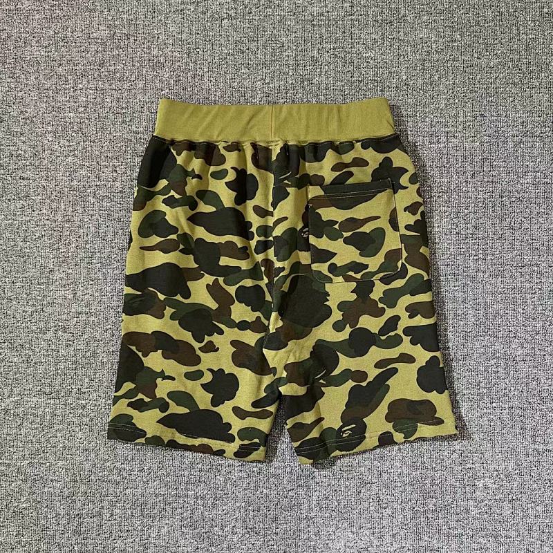 BAPE Blue Yellow Short Sleeve T-Shirt Style 8003