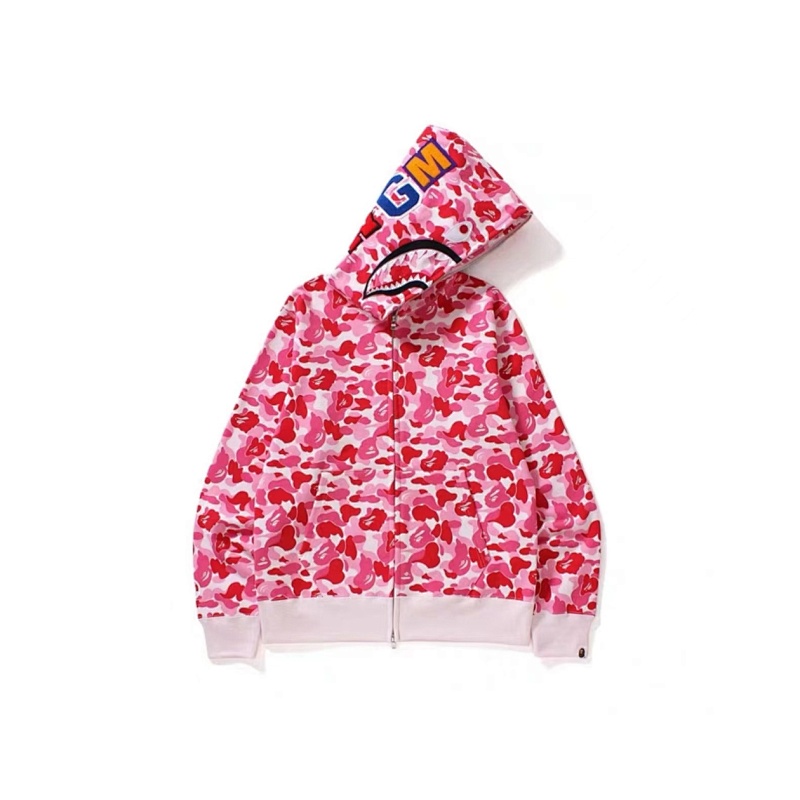 BAPE Camo Pink Blue Short Sleeve T-Shirt Style 2338