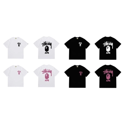 BAPE Collaboration Short Sleeve T-Shirt Style 202 01