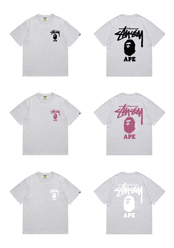 BAPE Collaboration Short Sleeve T-Shirt Style 202