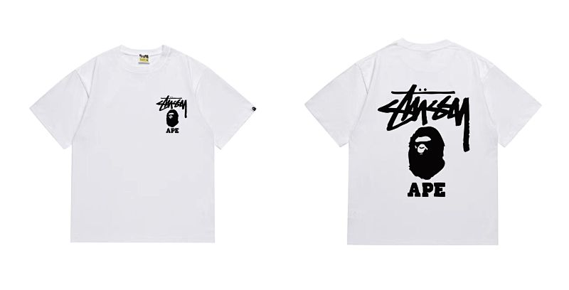 BAPE Collaboration Short Sleeve T-Shirt Style 202
