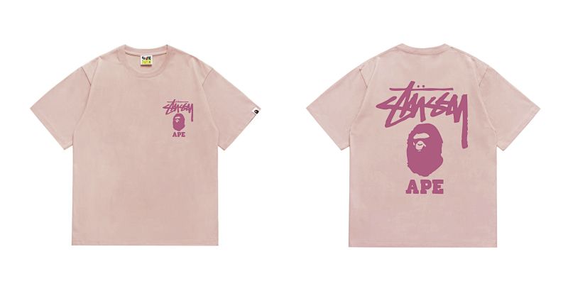BAPE Collaboration Short Sleeve T-Shirt Style 202