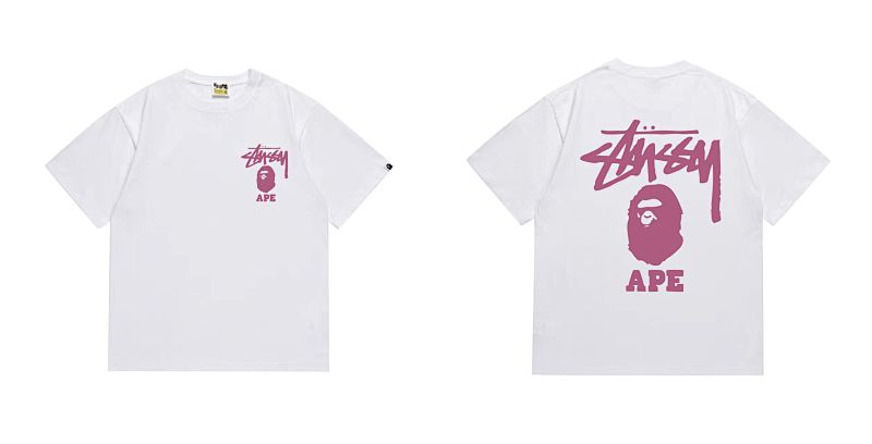 BAPE Collaboration Short Sleeve T-Shirt Style 202