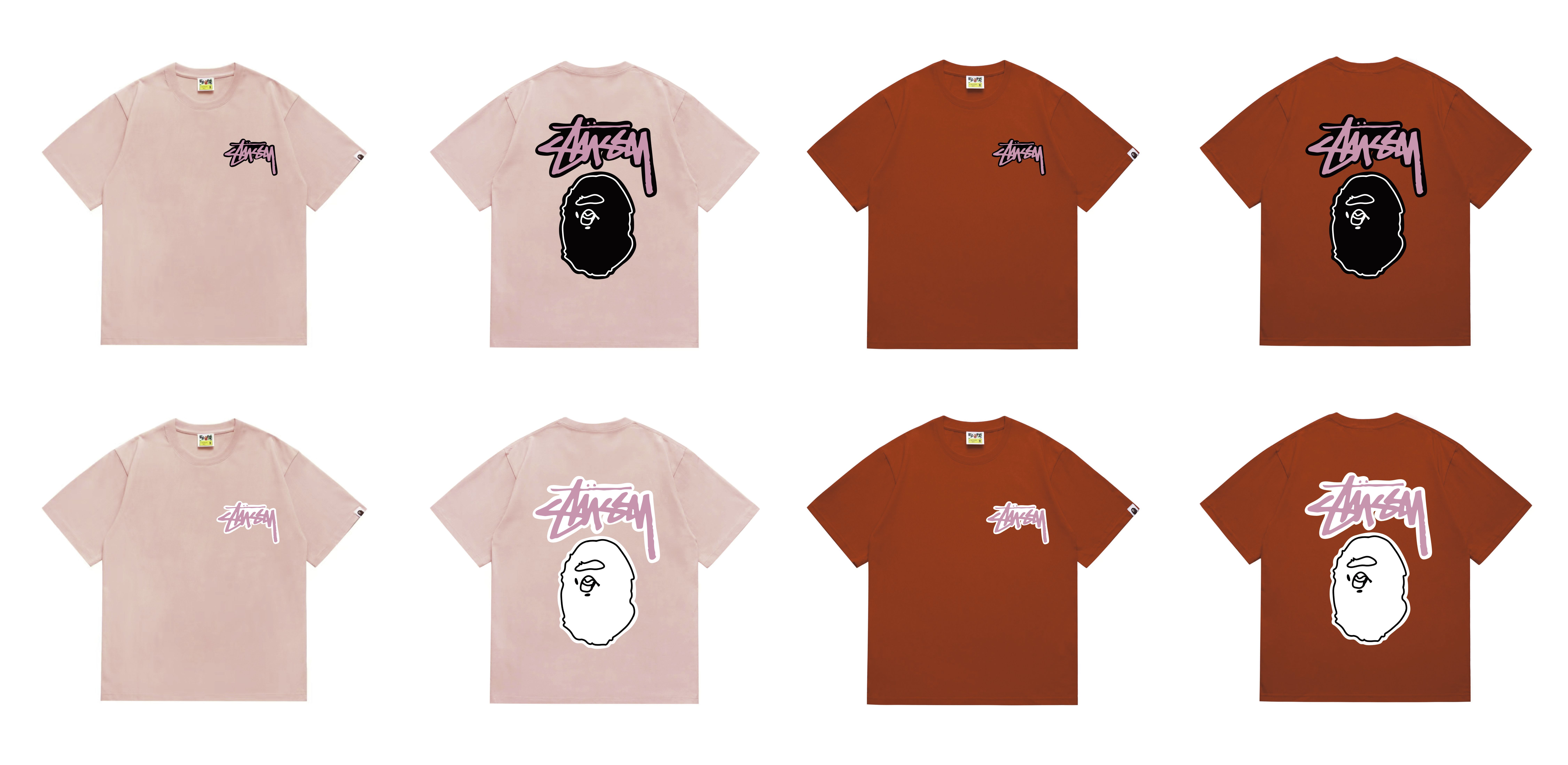 BAPE Collaboration Short Sleeve T-Shirt Style 206