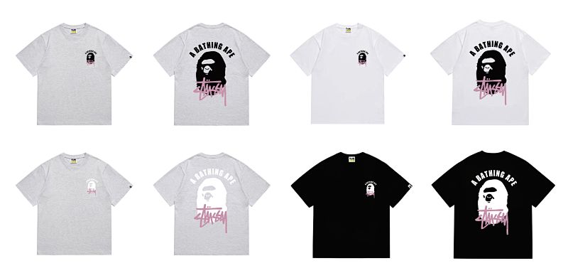 BAPE Collaboration Short Sleeve T-Shirt Style 207