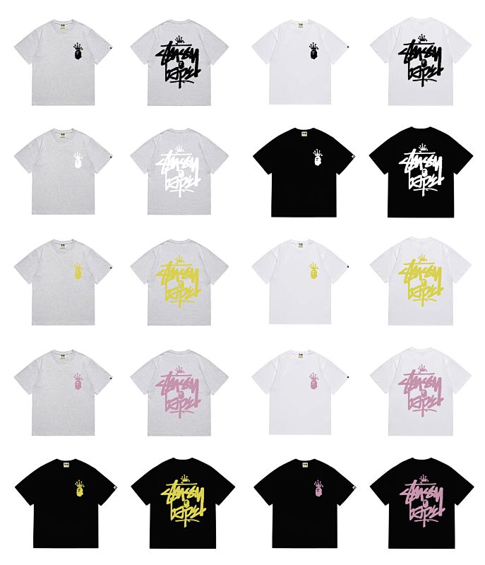 BAPE Collaboration Short Sleeve T-Shirt Style 208