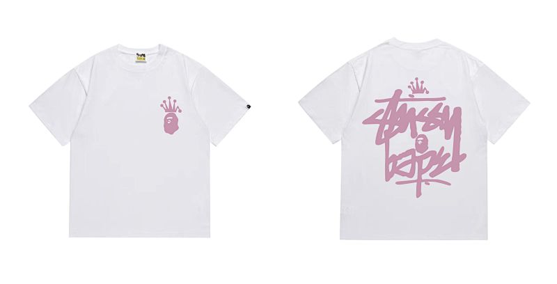 BAPE Collaboration Short Sleeve T-Shirt Style 208