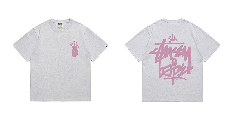 BAPE Collaboration Short Sleeve T-Shirt Style 208