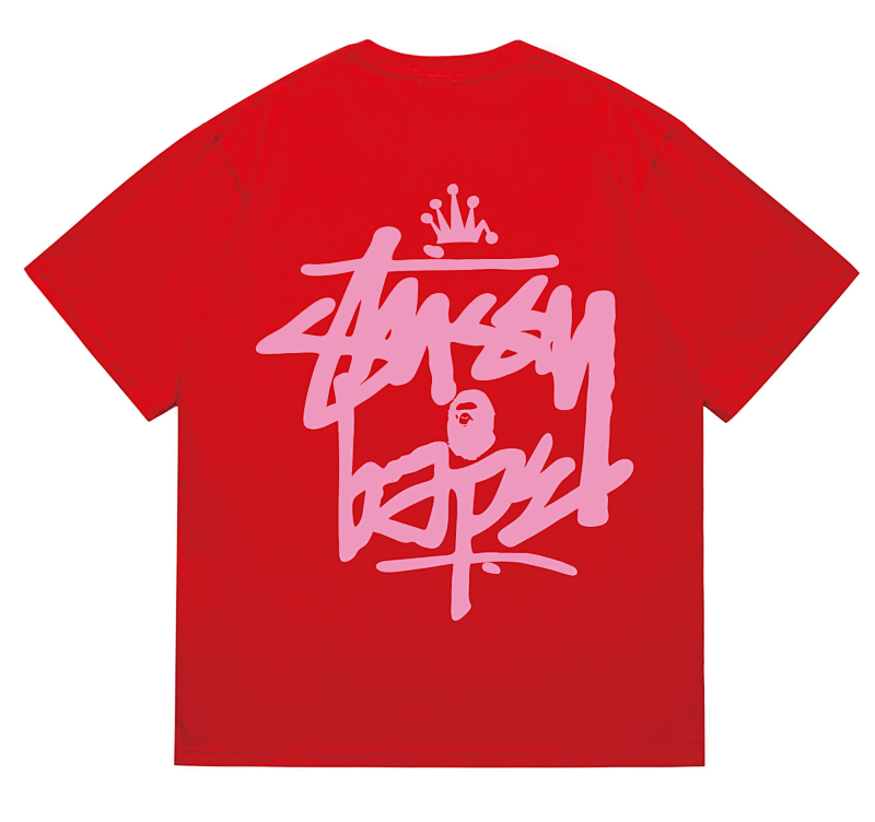 BAPE Collaboration Short Sleeve T-Shirt Style 208