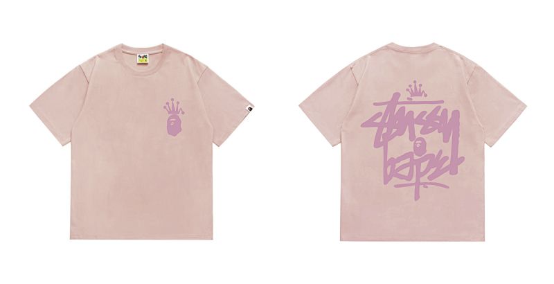 BAPE Collaboration Short Sleeve T-Shirt Style 208