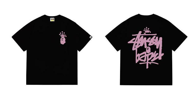 BAPE Collaboration Short Sleeve T-Shirt Style 208