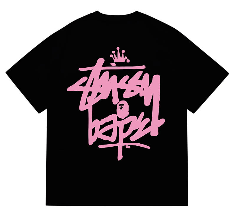 BAPE Collaboration Short Sleeve T-Shirt Style 208