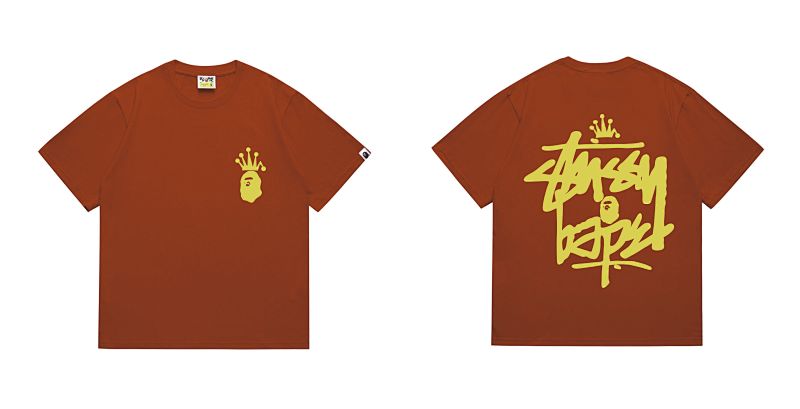 BAPE Collaboration Short Sleeve T-Shirt Style 208